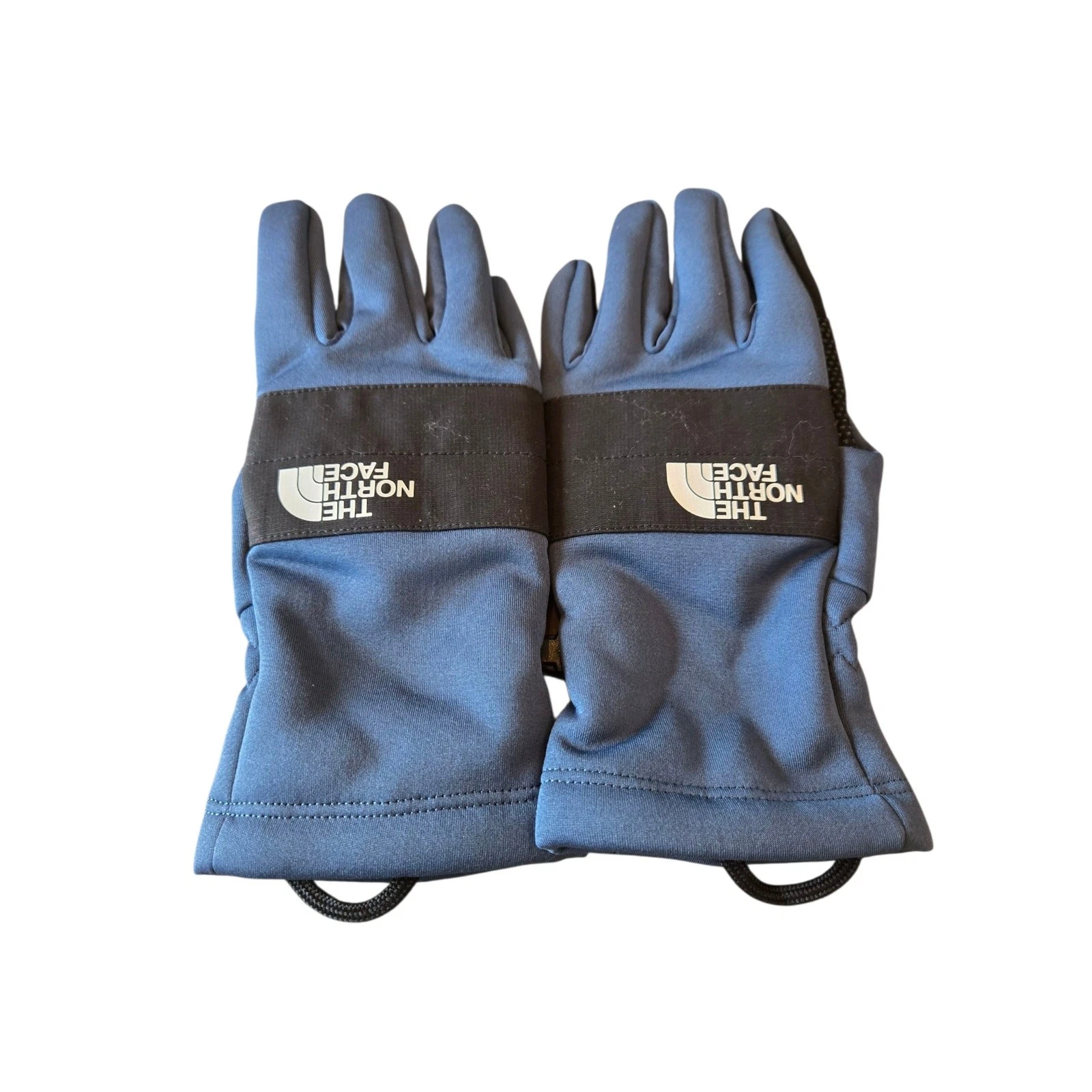 The North Face dark blue winter gloves