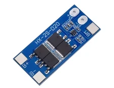2S 10A Lithium-Ion BMS Protection Board (HX-2S-D20) – 7.4V/8.4V Li-ion