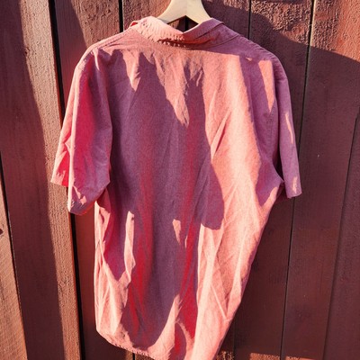 Pre-owned Mens Avalanche Peach  Buttoned Large Shirt  