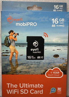 #ad Eyefi Eye Fi Mobi Pro 16GB Wifi Class 10 SD HC Ultimate WiFi SD Card $99.95