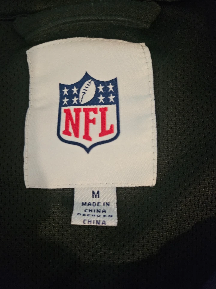 Chaqueta Pullover Marca NFL Indianapolis Colts Para Hombres Mediana Negra Gris Cuarto Cremallera Foto 3 de 4