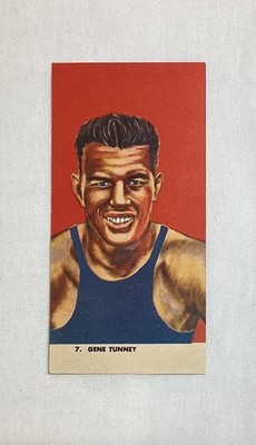 GENE TUNNEY 1955-1956 SWEDISH FANTOM CARD #7
