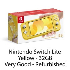 Nintendo Switch Lite Handheld Console - Yellow