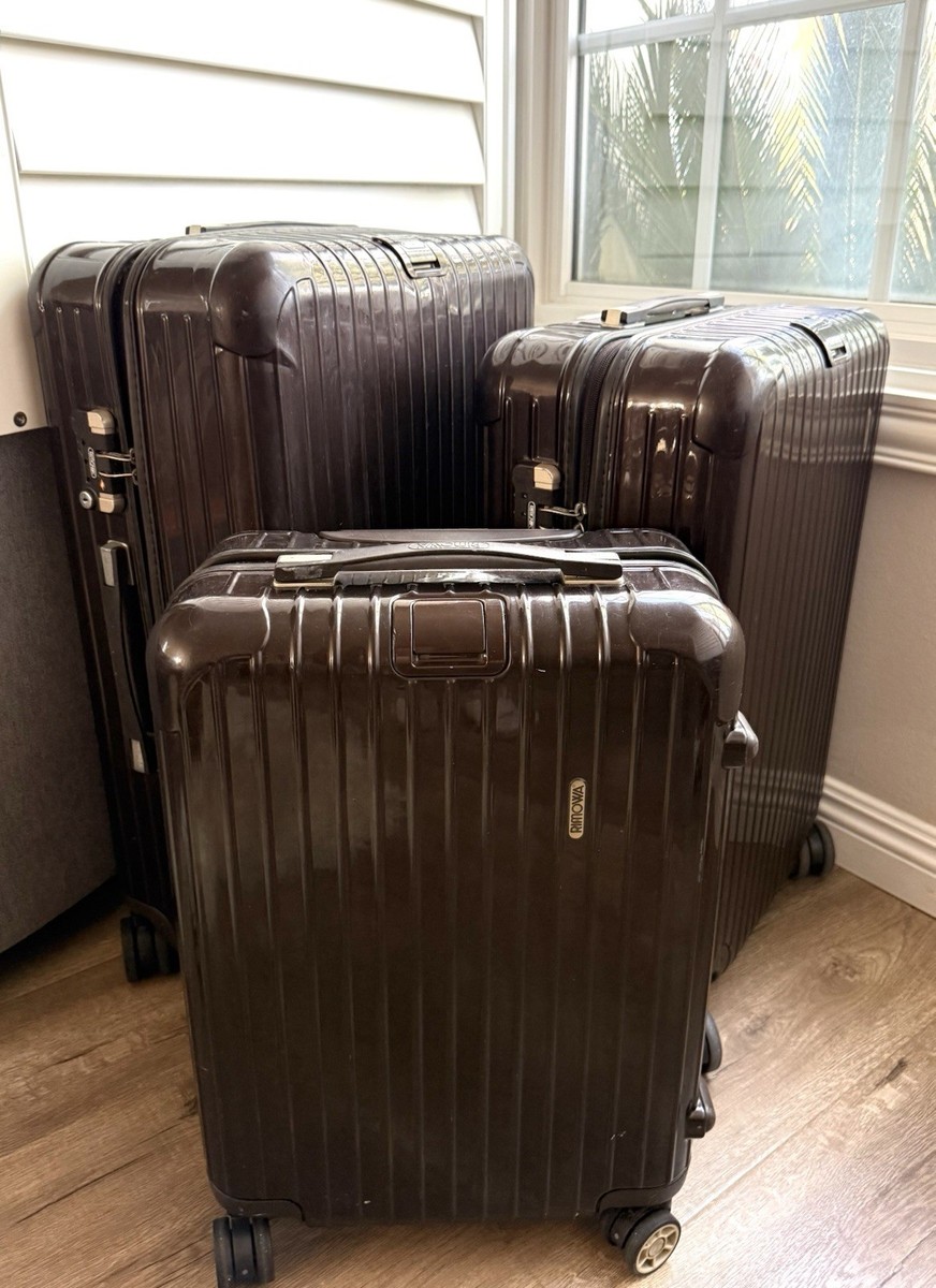 RIMOWA SALSA DELUXE ブラウン Rimowa Salsa Deluxe Brown 29” & 26” Check-In 21”carryon Suitcase