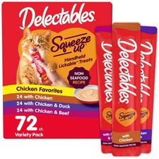 Squeeze Up Non Seafood Variety Pack Lickable Cat Treat 0.5 oz tube