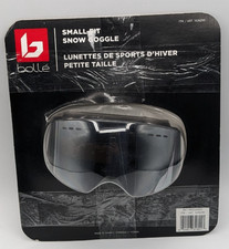 Bolle Double Lens Vented Black Small Fit Ski Snow Goggles with Bag NOB