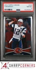 2012 TOPPS CHROME #220 TOM BRADY PATRIOTS PSA 8