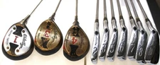 Vintage Walter Hagen, Haig Ultra  Golf Club Set RH Stainless Woods & Irons