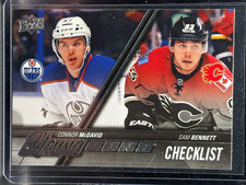 McDavid & Bennett - 2015-16 Upper Deck Series One Young Guns Checklist #250 RC