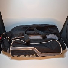 Vintage , Early 90's Head Duffel Bag Sports Bag Large Black and White