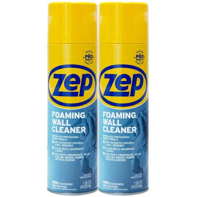 #ad Foaming Wall Cleaner 18 oz 2 Pack Zep Spray Cleaner No Scrub Wall Cleaner $12.00
