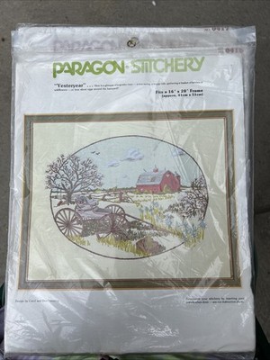 Vintage Paragon Stitchery ''Yesteryear'' 16x20''  #0318 New In Package