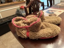 Cabernet Women's Faux Fur Bootie Slipper Large 9-10