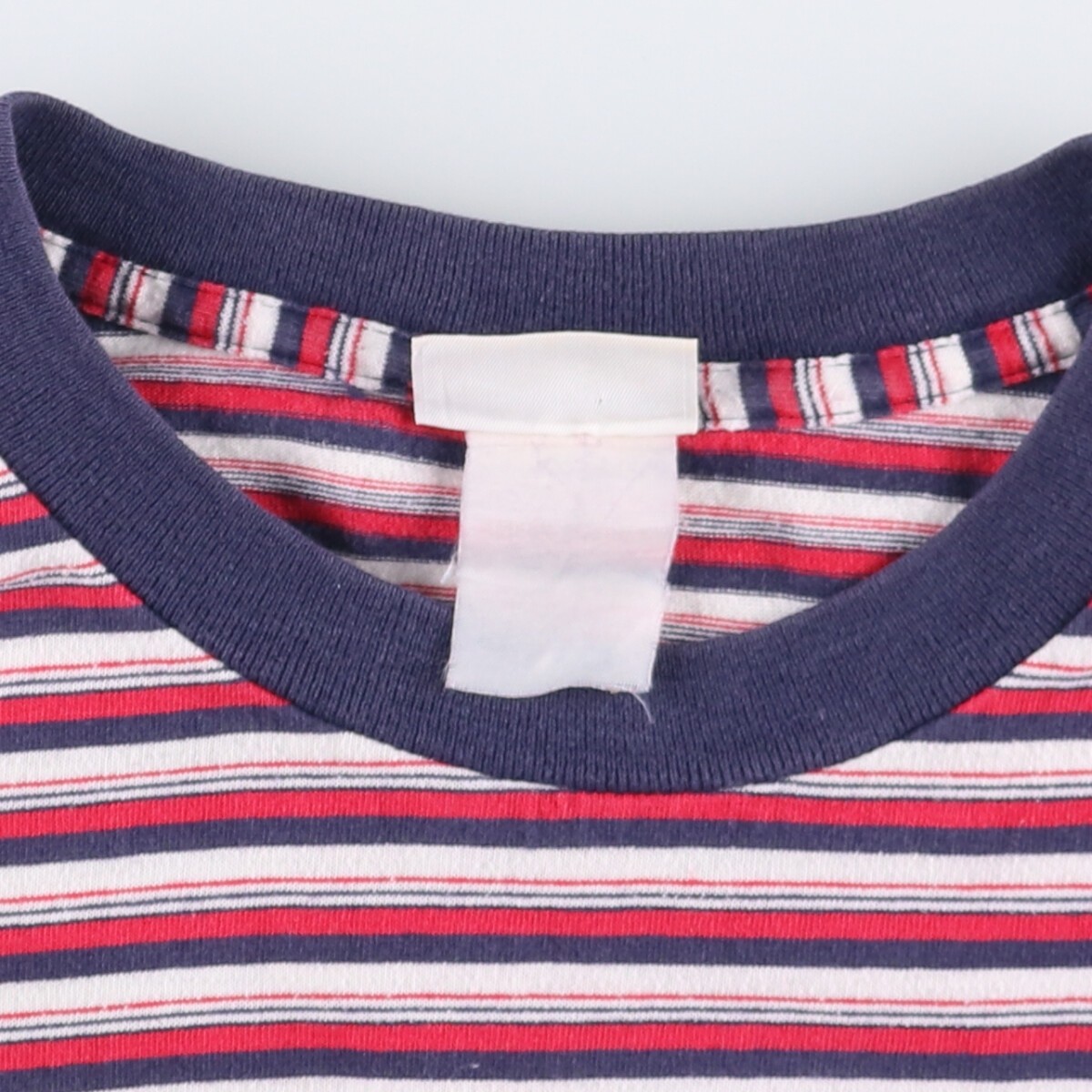 Vintage 90'S Basic Editions multi-border T-shirt … - image 4