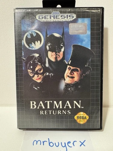 Batman Returns for Sega Genesis Complete with Box and Manual CIB