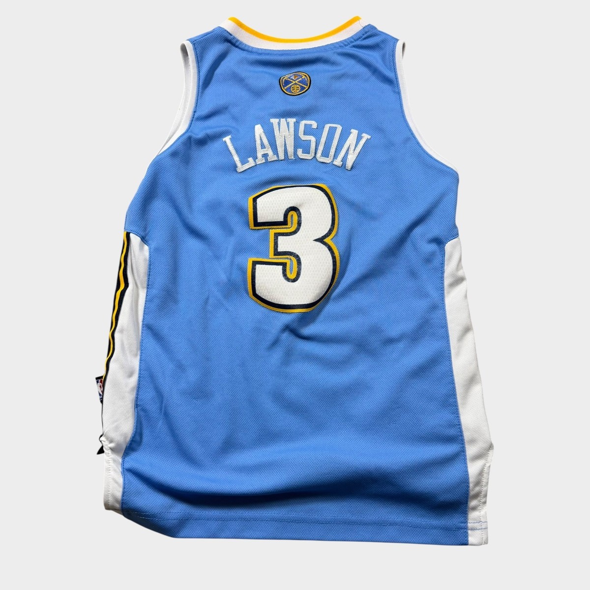 Ty Lawson Denver Nuggets Adidas Jersey - Blue - Size Men's Small