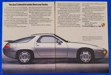 1987 Porsche 928s4 German Gt Sports Coupe Eu Engineering History 2 Page Print Ad 1987 Porsche 928s4 German Gt Sports Coupe Eu Engineering History 2 Page Print Ad