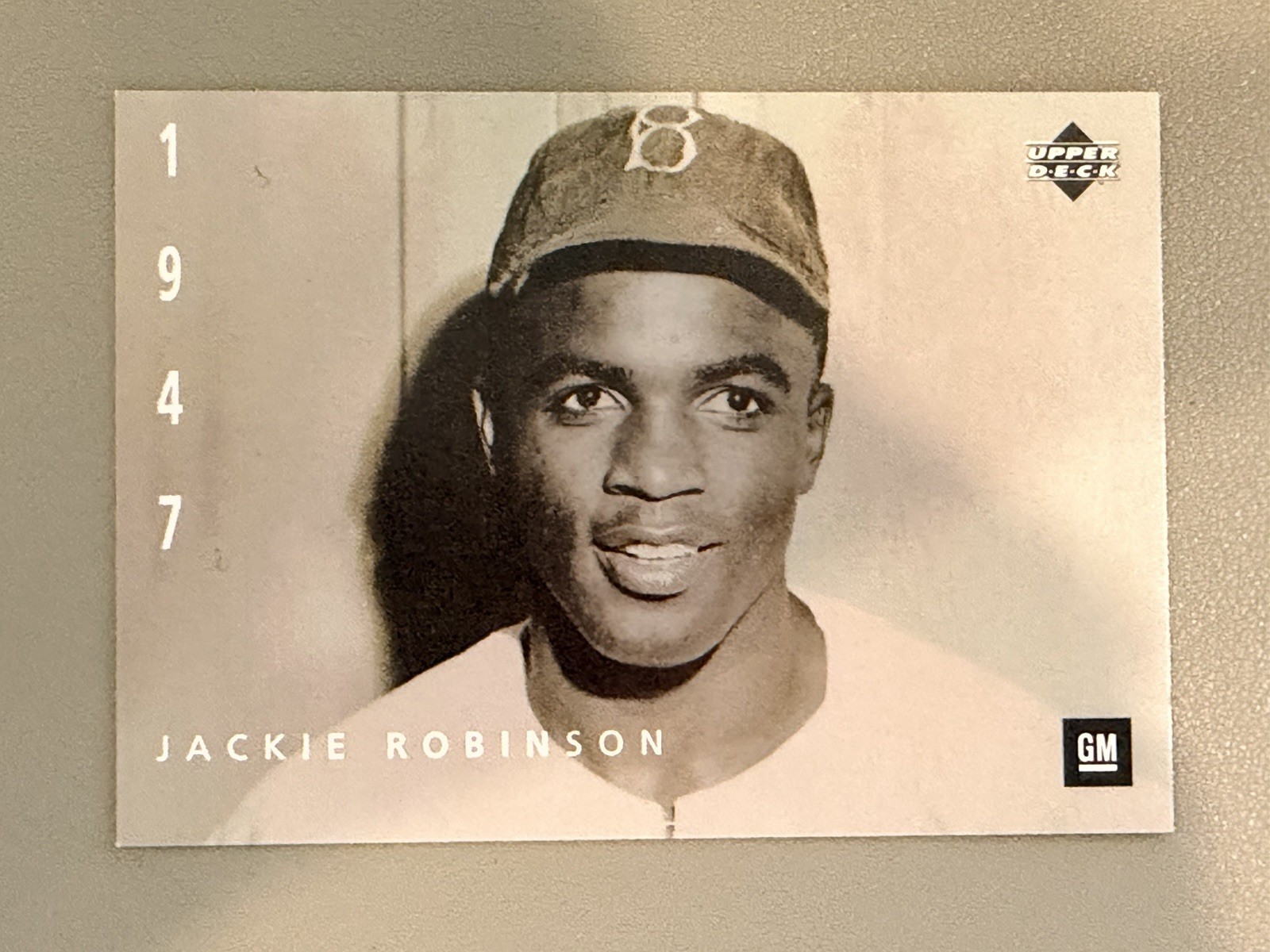 1994 Upper Deck Baseball: The American Epic #7 Jackie Robinson GM