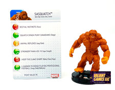 Marvel Heroclix Sasquatch 019a w/ Card Invincible Iron Man Set