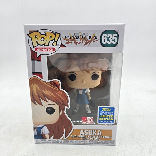 Funko Pop 635 Anime Neon Genesis Evangelion Asuka 2019 SDCC W/Pop Protector NM - Picture 7 of 11