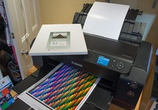 Canon imagePROGRAF PRO-1000 Inkjet Printer + set of 12 new full inks