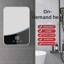 Tankless Mini Hot Water Heater Thermostatic Washing Heating System with Digital