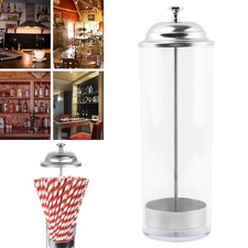 Straw Organizer Container Bottle Straw Dispenser Drinking Straw Holder