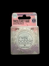 Invisibobble Extra Hold Invisible Hair Tie Three Pack Box NIB