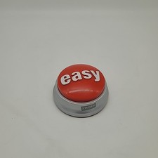 Staples "That Was Easy" Red Button - Tested  Works - Easy Button