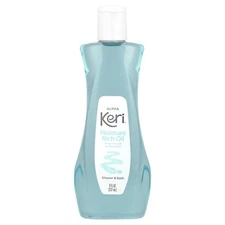 Keri Moisture Rich Shower Bath Oil, Clear, 8 Ounce