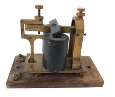 Telegraph Sounder Relay Main Line J.H. Bunnell & Co. New York Vintage Railroad