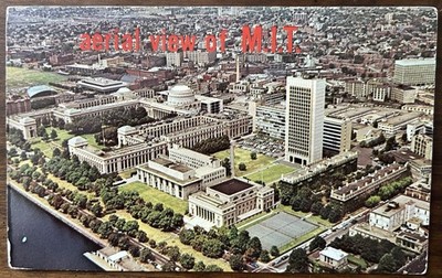 CAMBRIDGE MA~Aerial View MIT Massachusetts Institute of Technology Campus~1970's
