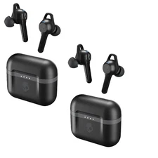 Skullcandy 2 Pack Wireless in-Ear Headphones Bundle (Indy Evo Black)