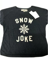 Sub_Urban Riot Girls Snow Joke Allison T-Shirt Navy Size M 441