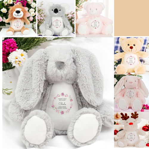 Personalised First Birthday Plush Soft Toy | Personalised Soft Toy | Cuddly T... - Picture 10 of 10