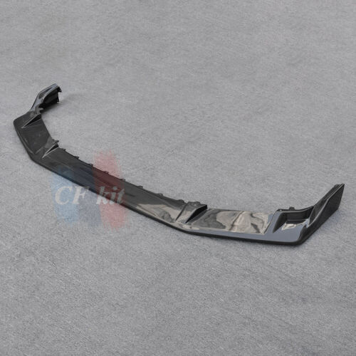 For Honda Civic 10Th FK8 Type-R JS Style Carbon Fiber Front Bumper Lip Side Fins - Foto 11 di 22