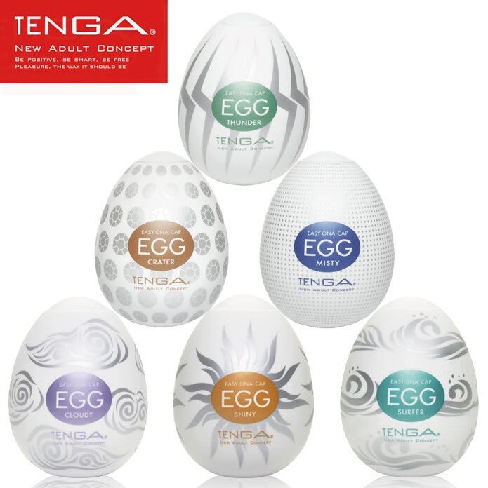TENGA New Tenga Eggs Male Masturbator Original Sealed 6 Pack