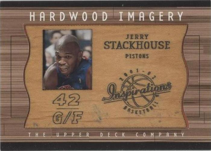 2001-02 Upper Deck Inspirations - Jerry Stackhouse #JS - 1 of 2