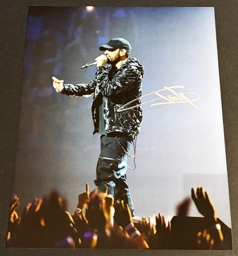 Eminem Signed 8x10 Photo Autographed, Authentic, COA Slim Shady Marshall Mathers - Picture 2 of 3