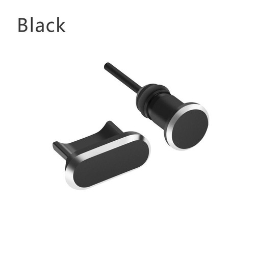 Port Cover Earphone port for Android Phone 3.5mm jack Micro USB Metal Dust Plug - Photo 3 sur 17