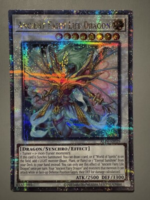 YUGIOH ANCIENT FAIRY LIFE DRAGON ASIA ENGLISH EDITION ALIN-AE039 25TH FOIL QCSR