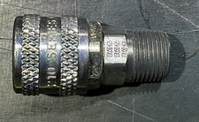 HANSEN 210 SERIES 1/4"x3/8"NPTF Pneumatic Quick Disconnect Coupling Buna-N Seal