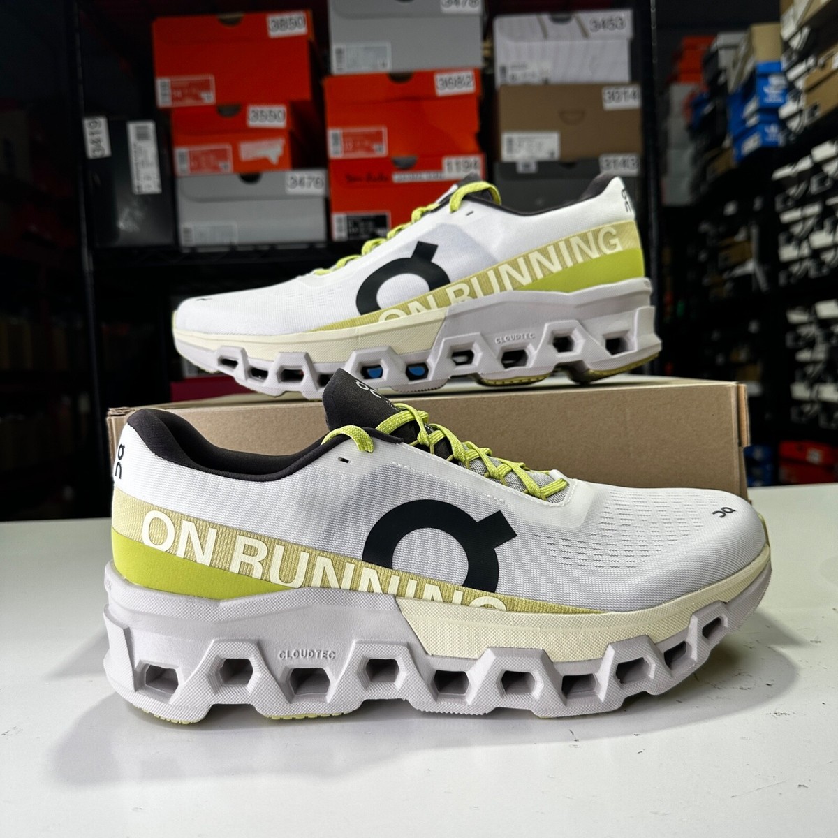 On Running Men's 12.5 Cloudmonster 2 Running Shoes Undyed