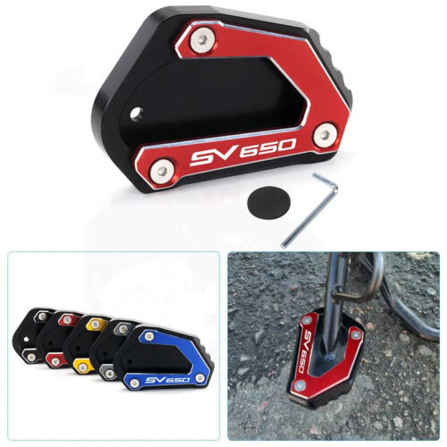 Kickstand For SUZUKI SV650 SV650S 2004-2007 Foot Side Stand Extension Pad - Picture 1 of 12