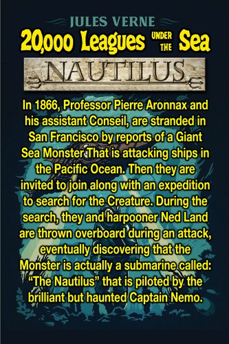 20.000 leguas, submarino Julio Verne Nautilus, resina, réplica de utilería real - Imagen 12 de 12