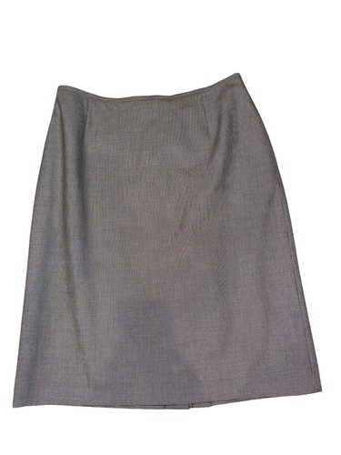 Jupe Mini Grise J Crew Taille 0 - Coton Déstructuré Occasion Très Bon État