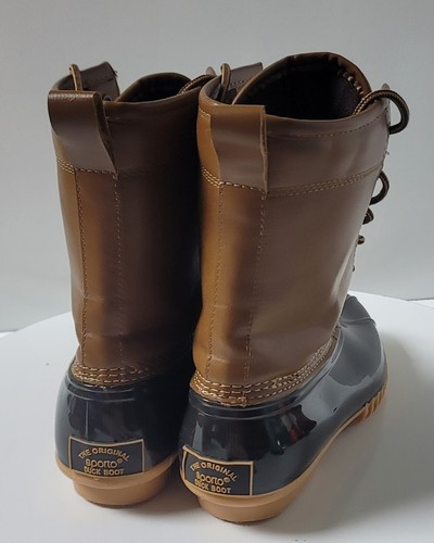 The Original Duck Boot Women's Size 6M Sporto Ariel Brown Tan Rain Boots - Picture 3 of 9