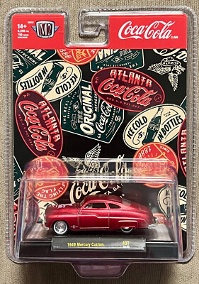 M2 Machines 2024 Coca-Cola Series 1949 Mercury Custom #A37 1:64 Scale
