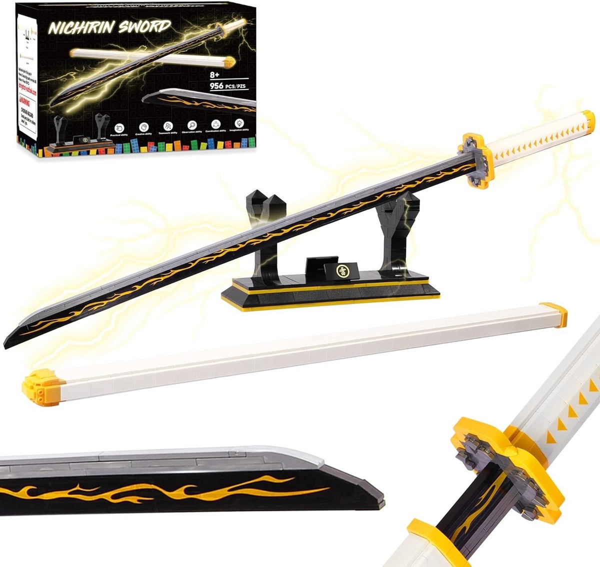 英雄龍の伝説 暗黑刃翼 BS28 20パックずつ　未開封 寺板利太さん専用 Educational STEM Project: Demon Slayer Zenitsu Sword Building Set