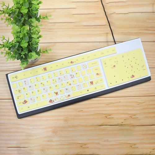 Silicone Protective Film for Desktop PC Keyboard Cover Keypad Protector Skin - Photo 7/18